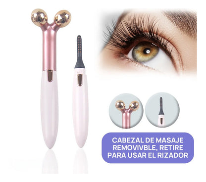 Rizador de pestañas y Masajeador facial